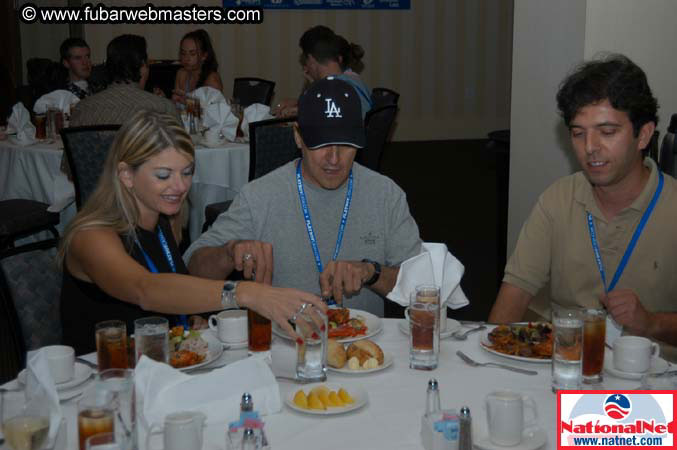 Buffet Dinner at the Hotel 2004