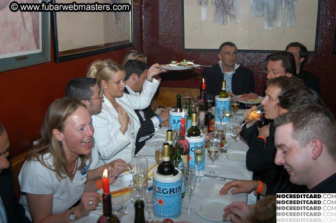 VIP After-party Dinner @ Cuneo's 2004
