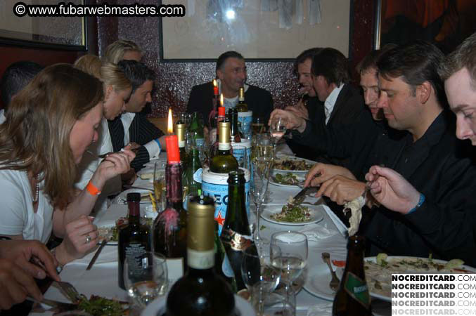 VIP After-party Dinner @ Cuneo's 2004