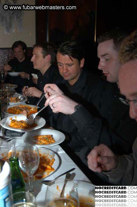 VIP After-party Dinner @ Cuneo's 2004