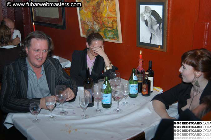 VIP After-party Dinner @ Cuneo's 2004