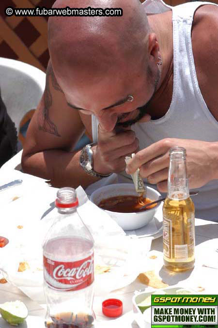 Lobster Lunch in Puerto Nuevo 2004