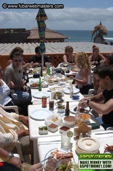 Lobster Lunch in Puerto Nuevo 2004