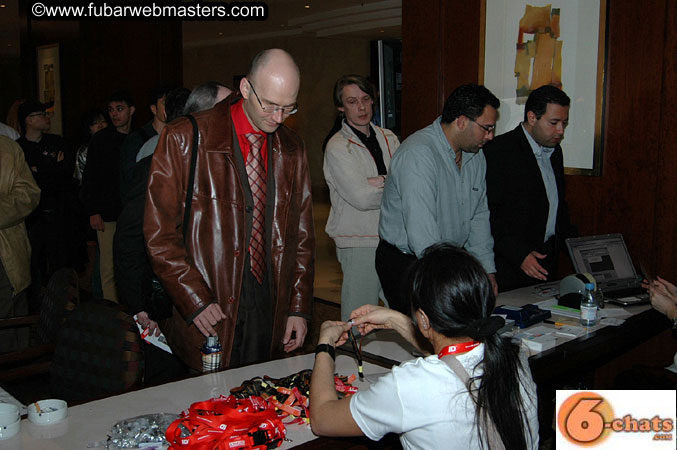Registration, Set-up and Show Floor 2005