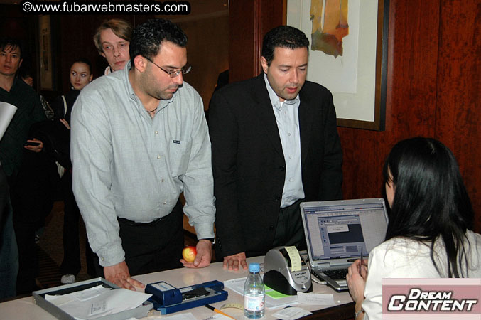 Registration, Set-up and Show Floor 2005