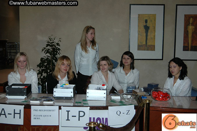 Registration, Set-up and Show Floor 2005