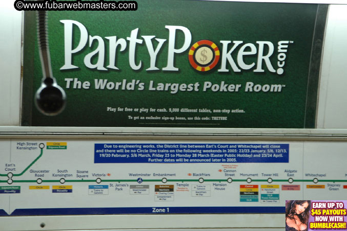 Around London and the Party set-up @ Tantra 2005