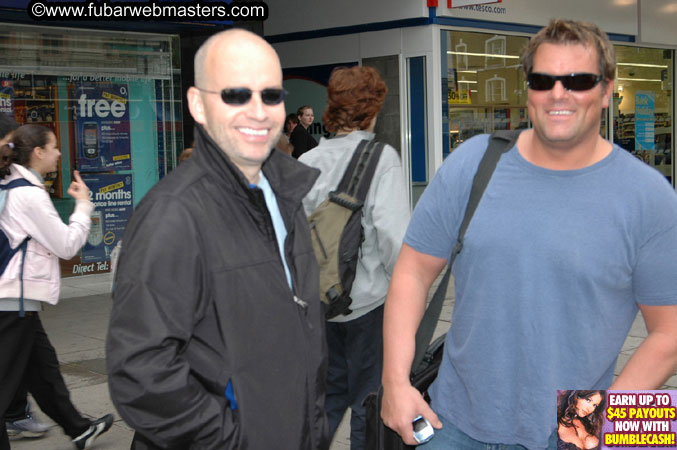 Around London and the Party set-up @ Tantra 2005