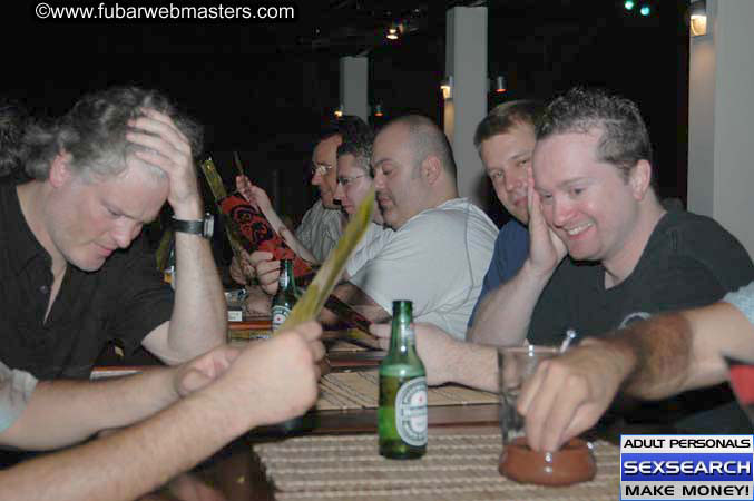 Dinner Thursday Night 2005