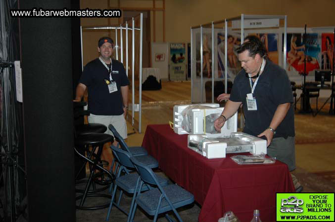 The Show Floor Setup 2005