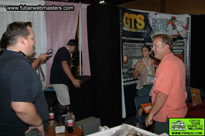 The Show Floor Setup 2005