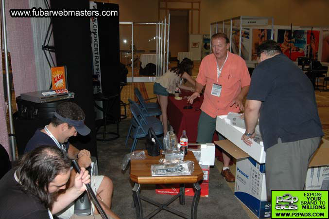 The Show Floor Setup 2005