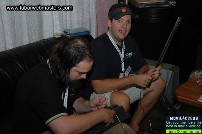 The Show Floor Setup 2005