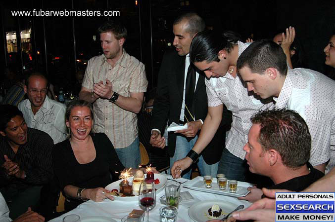 Dinner at Buona Notte 2005