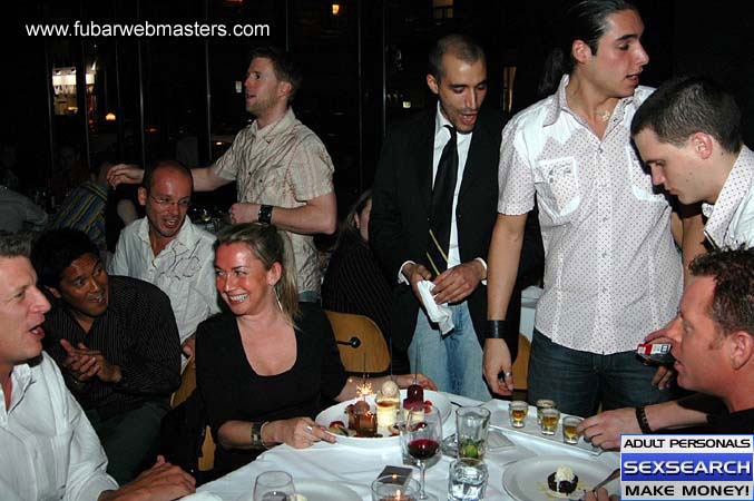 Dinner at Buona Notte 2005