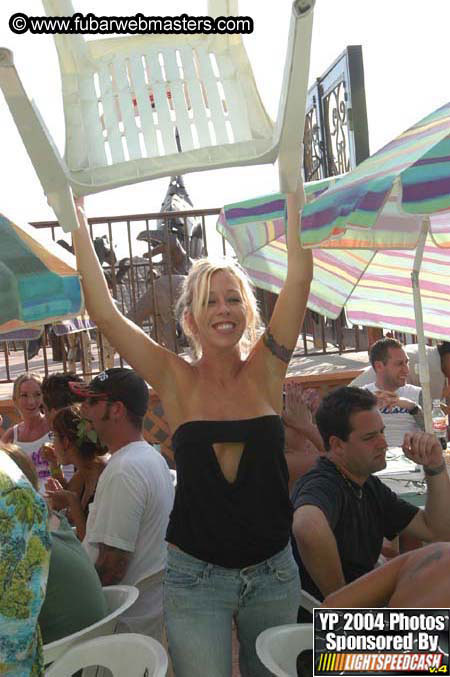 Lobster and margarita dinner in Puerto Nuevo 2004