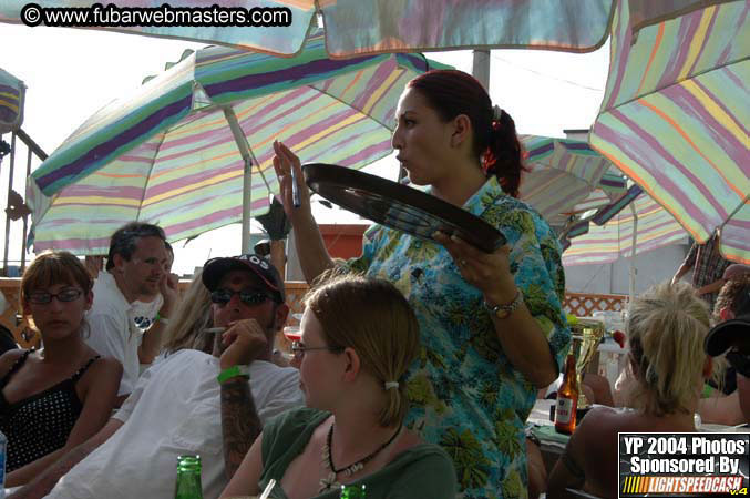 Lobster and margarita dinner in Puerto Nuevo 2004