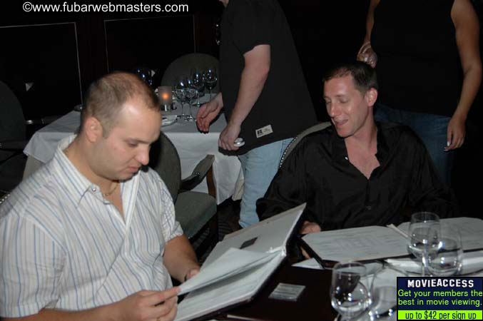 Dinner with the SexSearch crew 2005