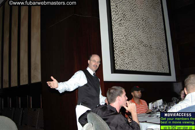 Dinner with the SexSearch crew 2005