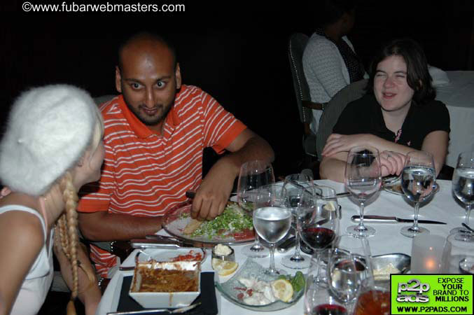 Dinner with the SexSearch crew 2005