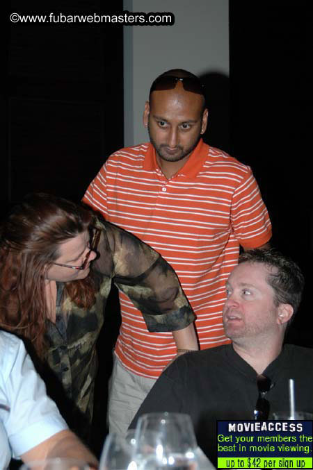 Dinner with the SexSearch crew 2005