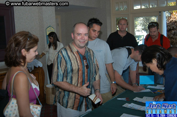 Registration and Welcome Drinks 2004