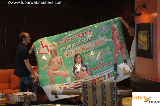 Networking at the hotel 2005