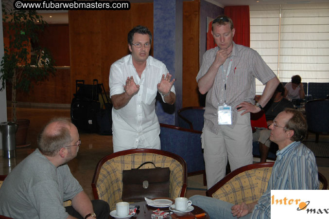 Networking at the hotel 2005