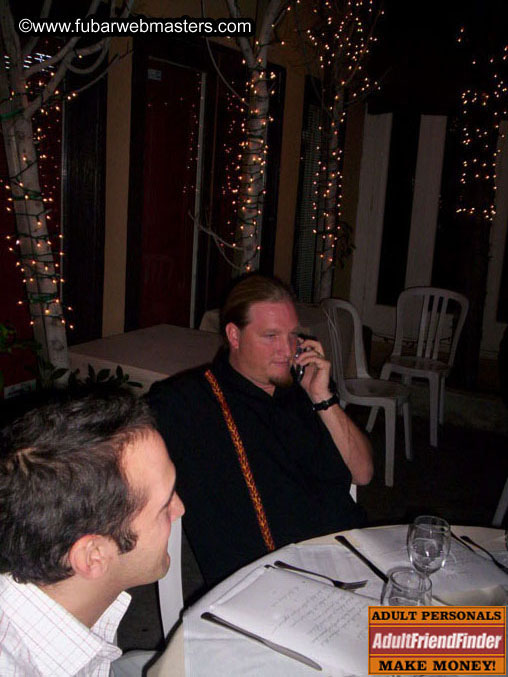 Dinner at Spumante 2005