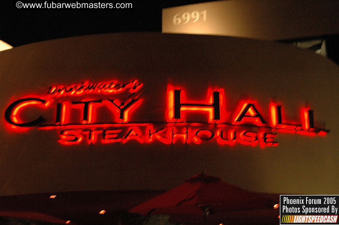 Dinner @ Drinkwater's City Hall Steakhouse 2005