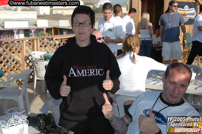 Lobster and Margarita dinner at Puerto Nuevo 2005