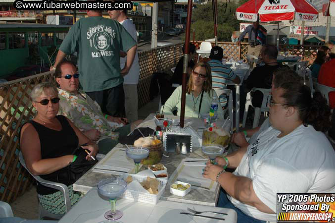 Lobster and Margarita dinner at Puerto Nuevo 2005