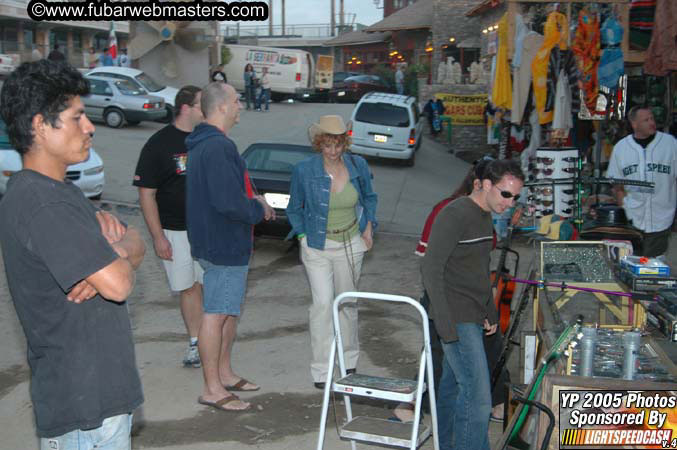 Lobster and Margarita dinner at Puerto Nuevo 2005