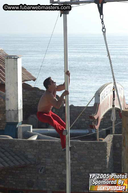 Lobster and Margarita dinner at Puerto Nuevo 2005