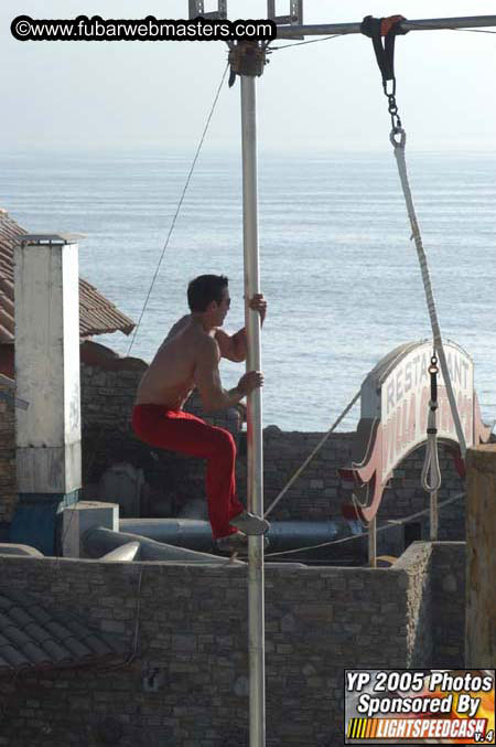 Lobster and Margarita dinner at Puerto Nuevo 2005