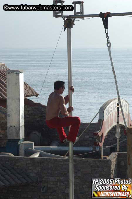 Lobster and Margarita dinner at Puerto Nuevo 2005