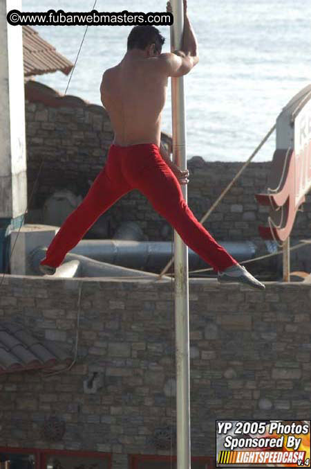 Lobster and Margarita dinner at Puerto Nuevo 2005