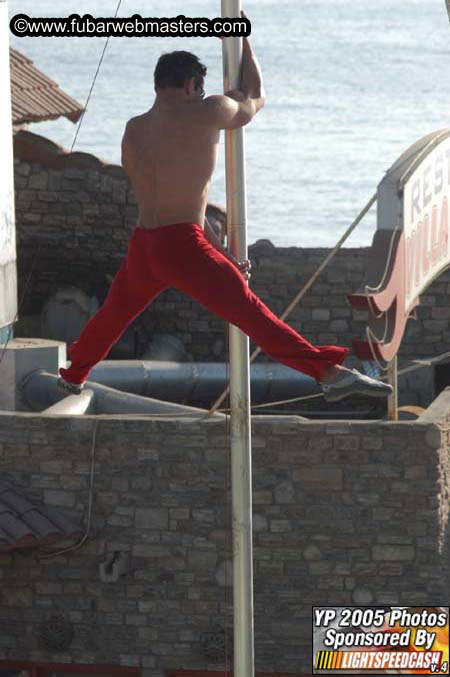 Lobster and Margarita dinner at Puerto Nuevo 2005