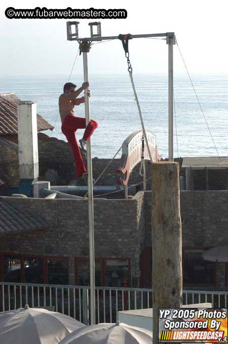 Lobster and Margarita dinner at Puerto Nuevo 2005