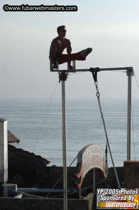 Lobster and Margarita dinner at Puerto Nuevo 2005