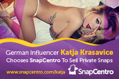 Katja Krasavice Proves Social Media Influencers Prefer SnapCentro.com